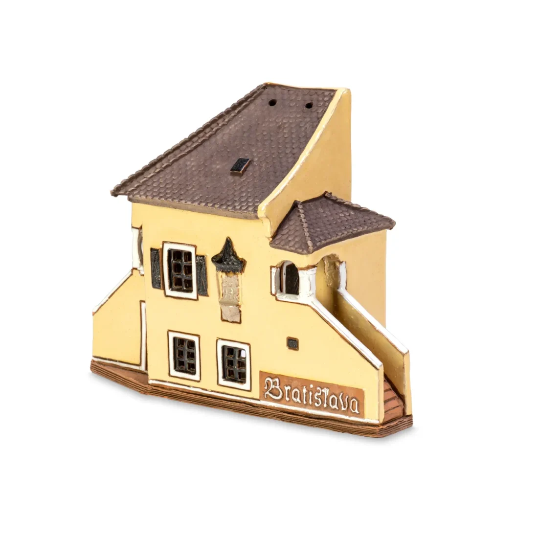 Ceramic miniature of original house in Bratislava BA 03