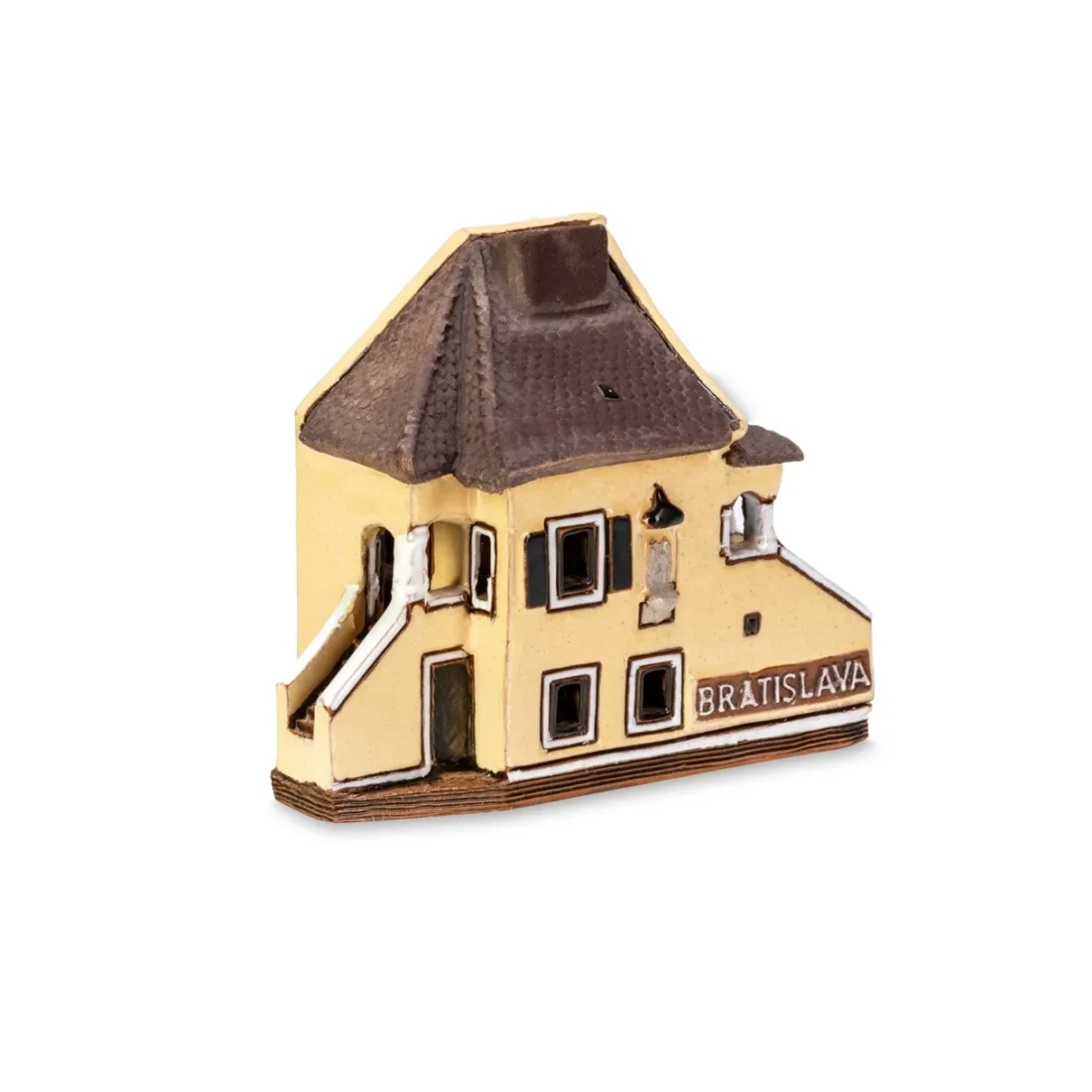 Ceramic miniature of original house in Bratislava BA 03 MINI
