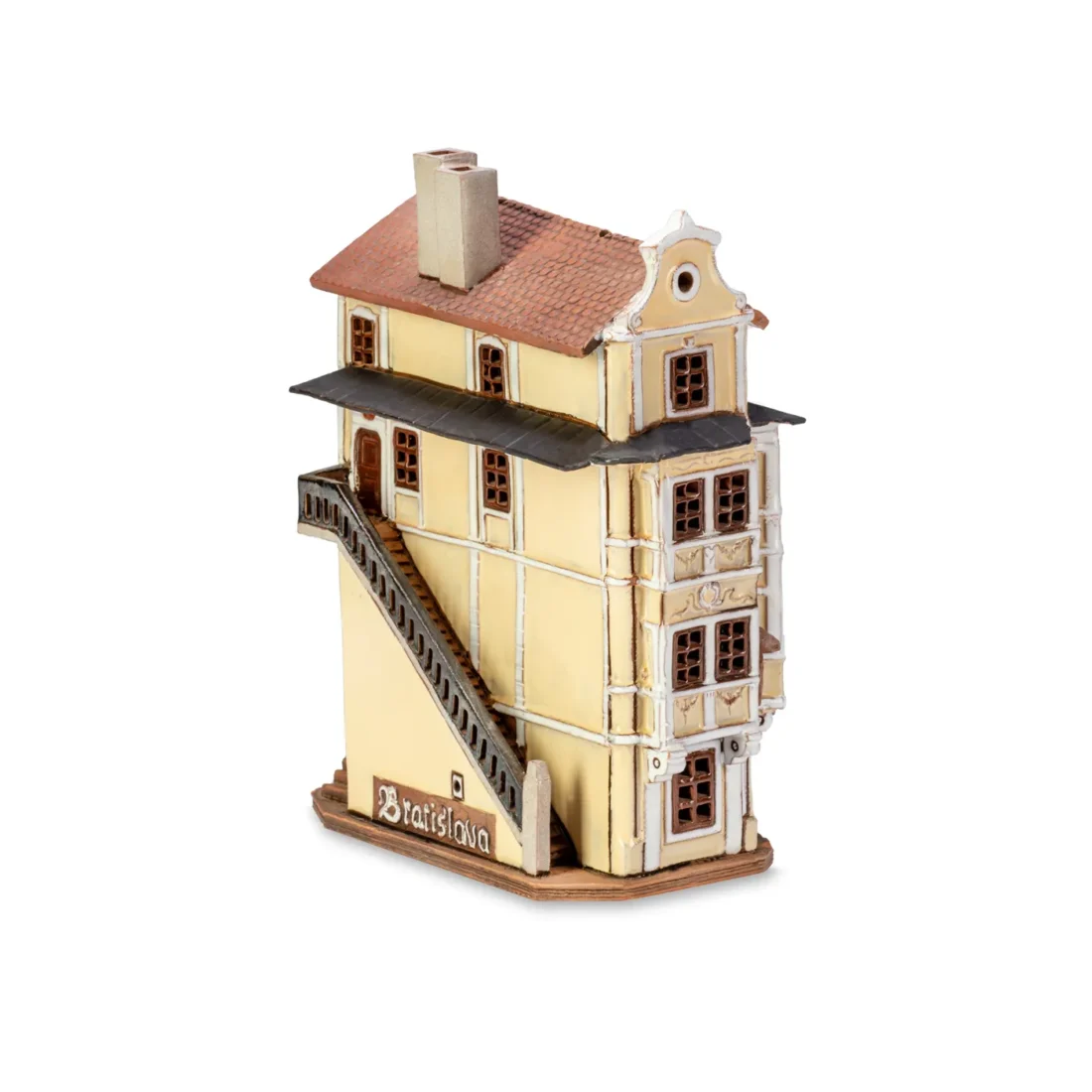 Ceramic miniature of original house in Bratislava BA 04