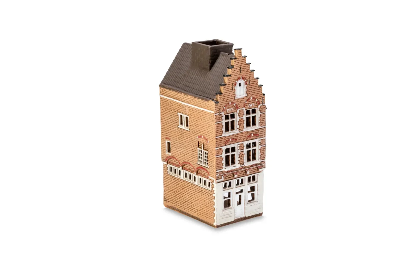 Handgemachte keramische Miniatur, originalgetreue Kopie eines Gebäudes in Belgien BEL 32