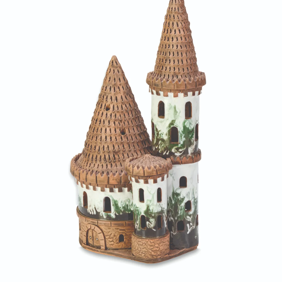 Ceramic miniature of a fantasy castle CHJ 256