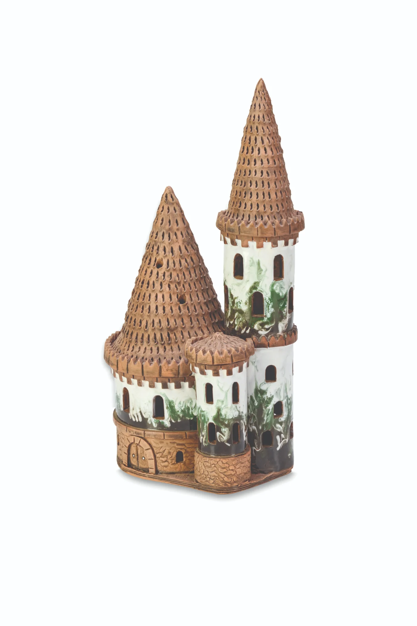 Ceramic miniature of a fantasy castle CHJ 256