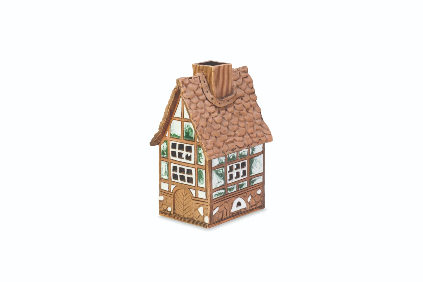 Handmade Ceramic Fantasy House - Candle Holder & Aroma Diffuser with Chimney