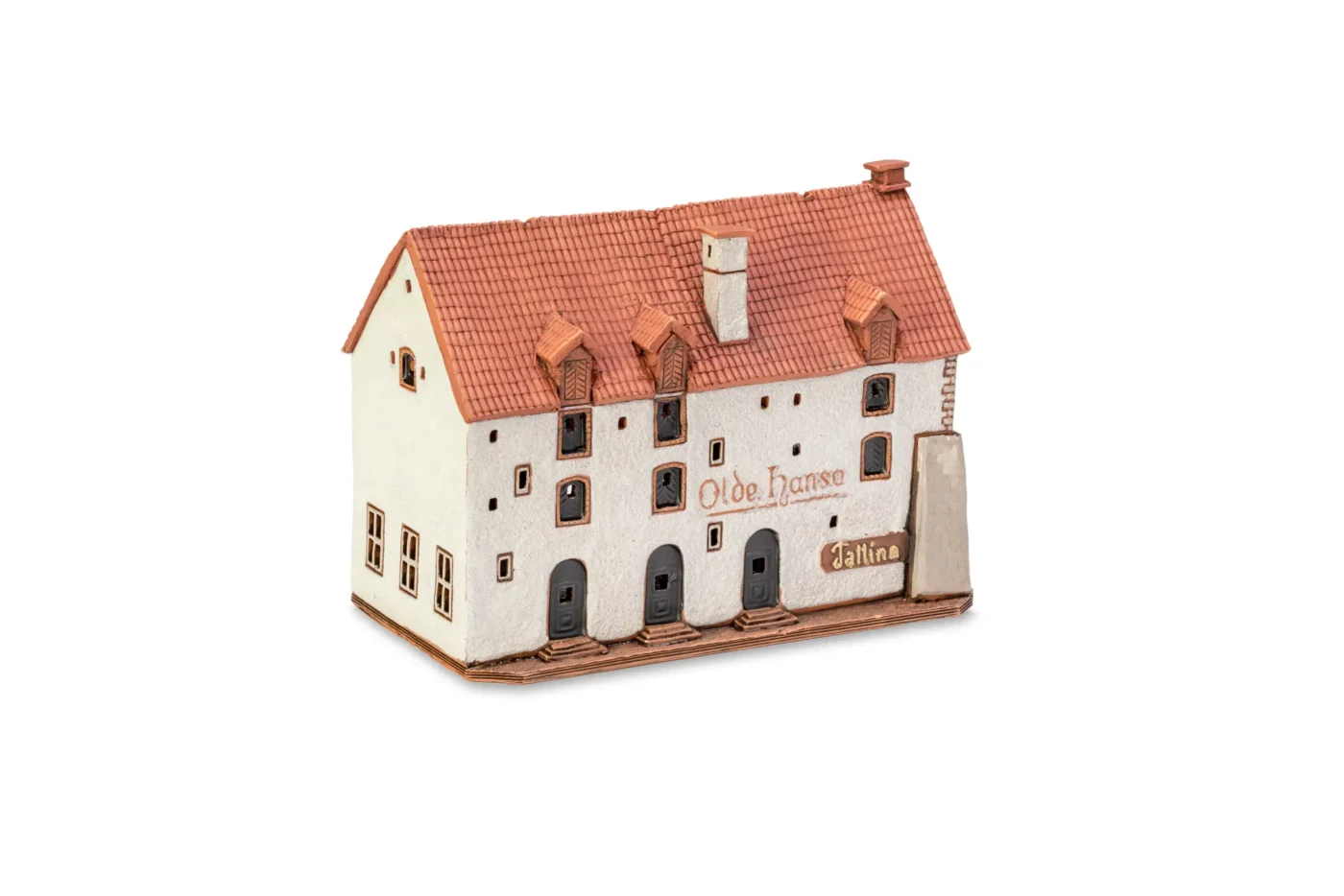 Handgemachte keramische Miniatur, originalgetreue Kopie eines Gebäudes in Tallinn TALL 10