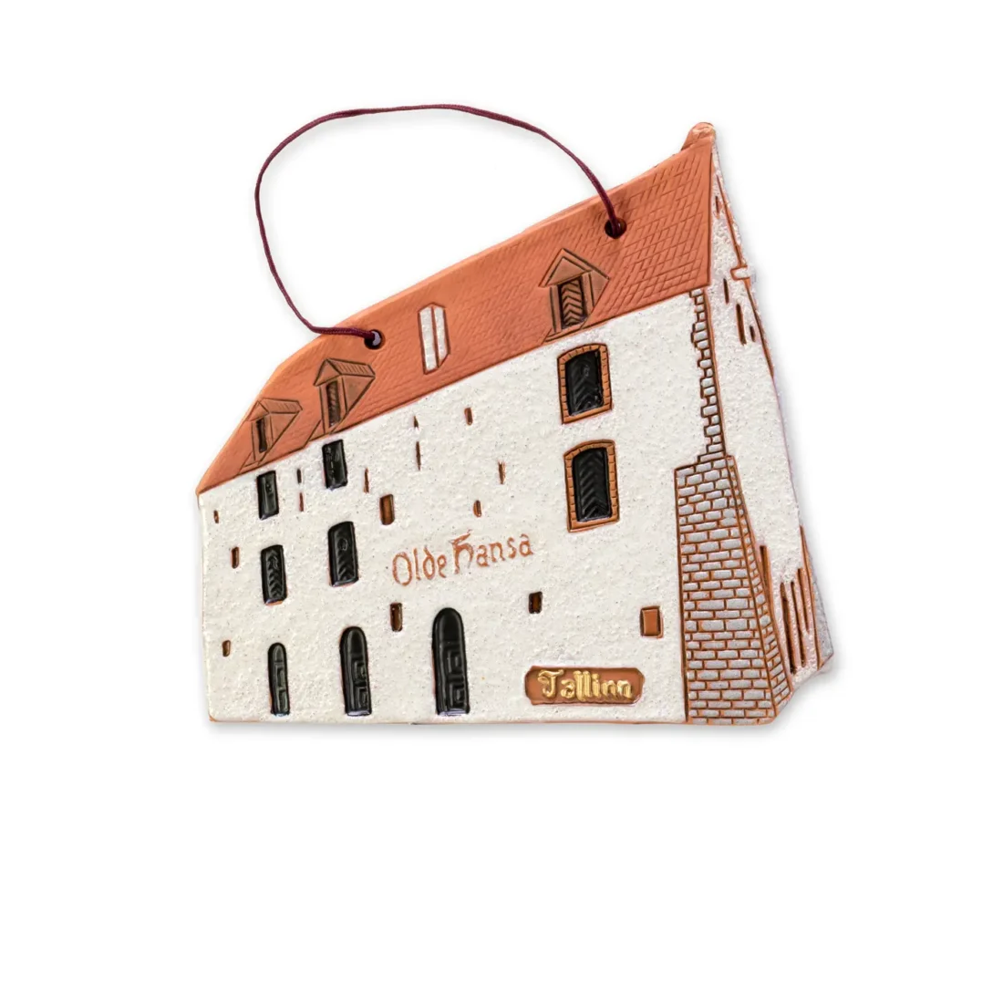 Ceramic plaque of Olde Hansa in Tallin TALL 10 PL