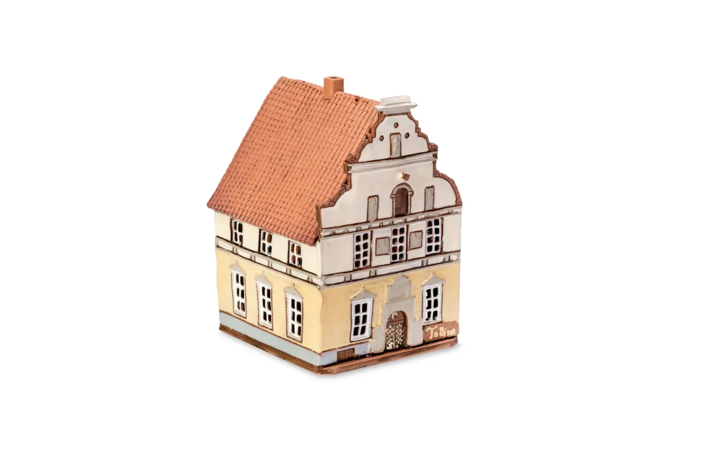 Handgemachte keramische Miniatur, originalgetreue Kopie eines Gebäudes in Tallinn TALL 12