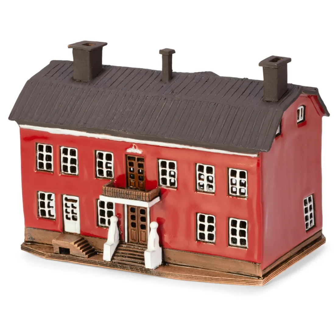 Ceramic miniature of original house in Porvoo FIN 01