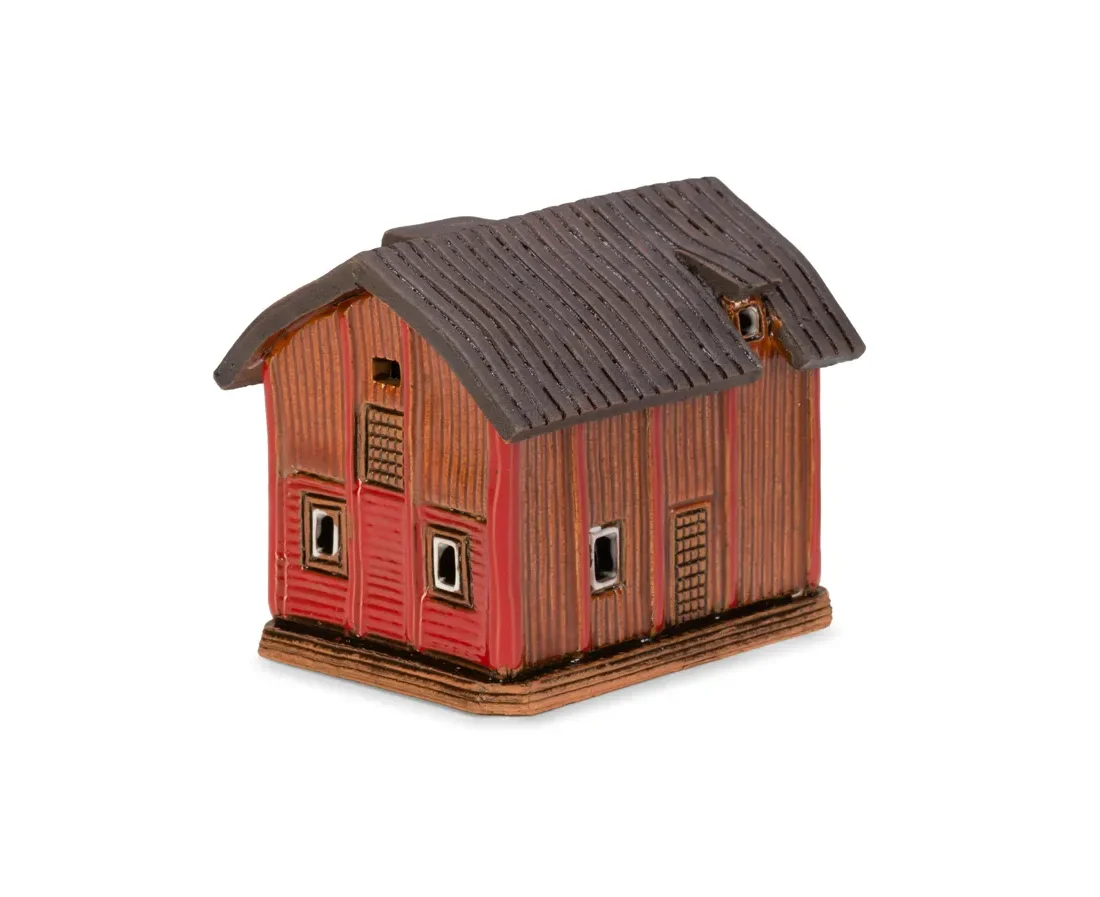 Ceramic miniature of original house in Porvoo FIN MINI MINI 05