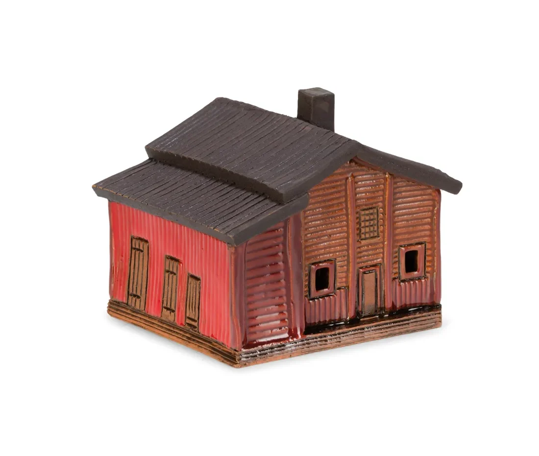 Ceramic miniature of original house in Porvoo FIN MINI MINI 07