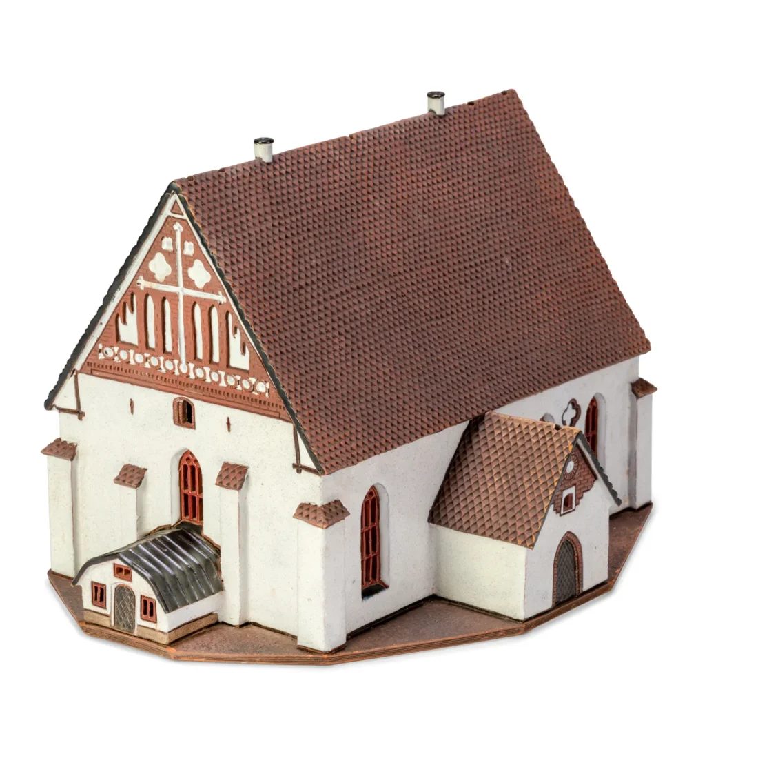 Ceramic miniature of original house in Porvoo FIN 09