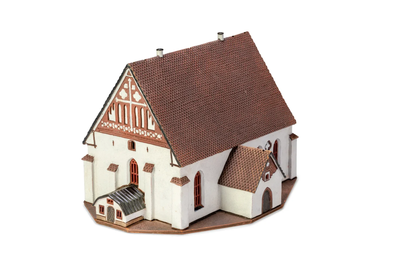 Ceramic miniature of original house in Porvoo FIN 09