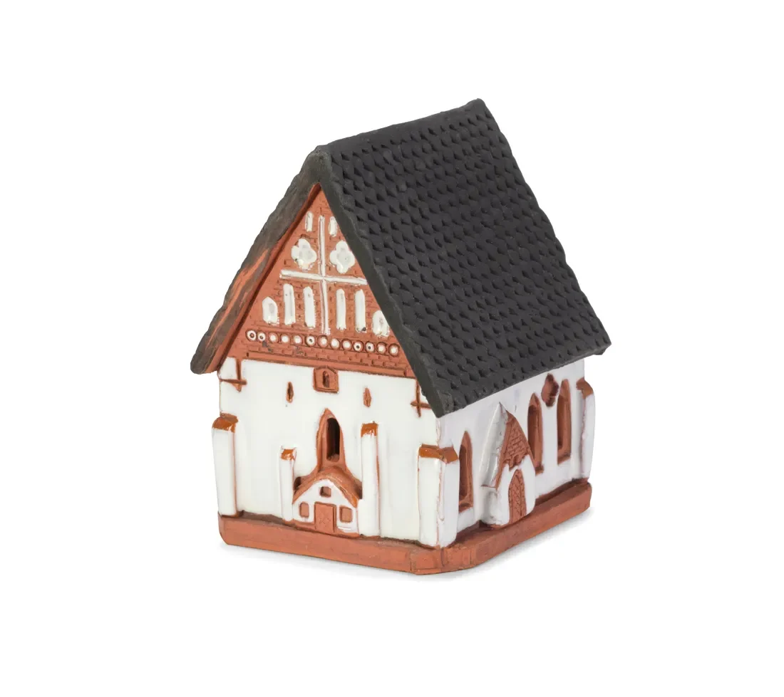 Ceramic miniature of original house in Porvoo FIN MINI MINI 09
