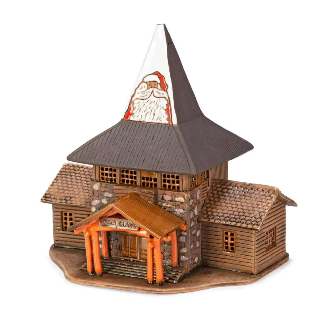 Ceramic miniature of original house in Rovaniemi FIN 10