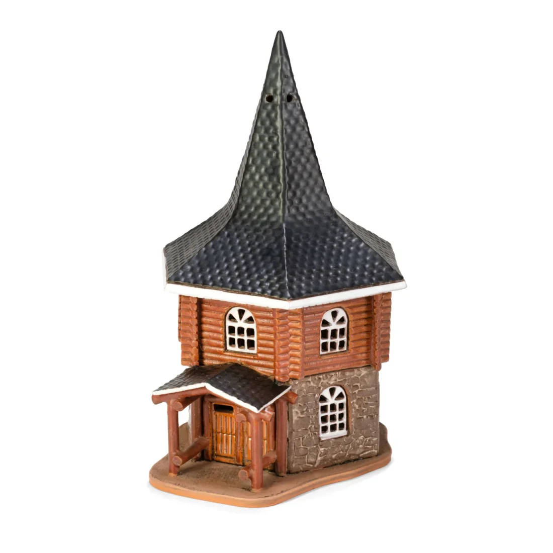 Ceramic miniature of original house in Rovaniemi FIN 11