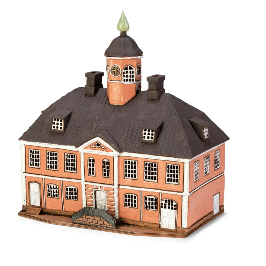 Ceramic miniature of original house in Porvoo FIN 14