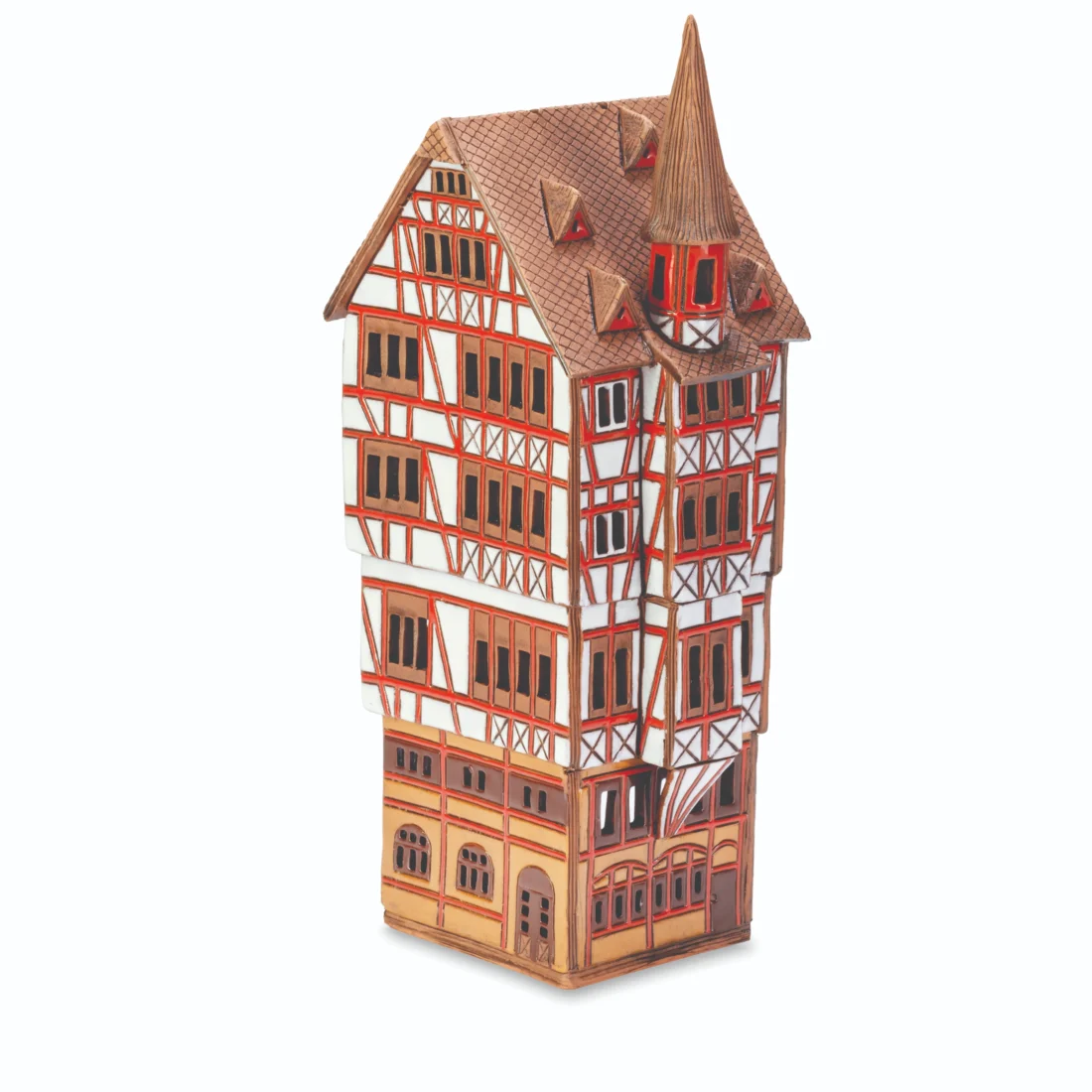 Ceramic miniature of Dom-Römer Quartier in Frankfurt am Main MOD 011