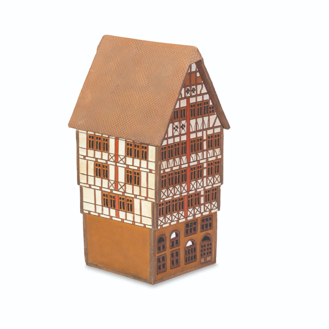 Ceramic miniature of Dom-Römer Quartier in Frankfurt am Main MOD 013