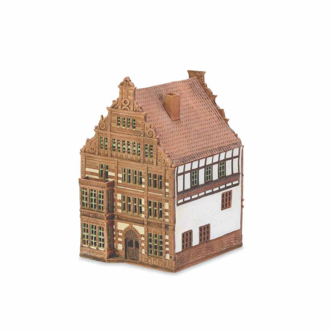 Ceramic miniature of Rattenfangerhaus in Hameln MOD 032