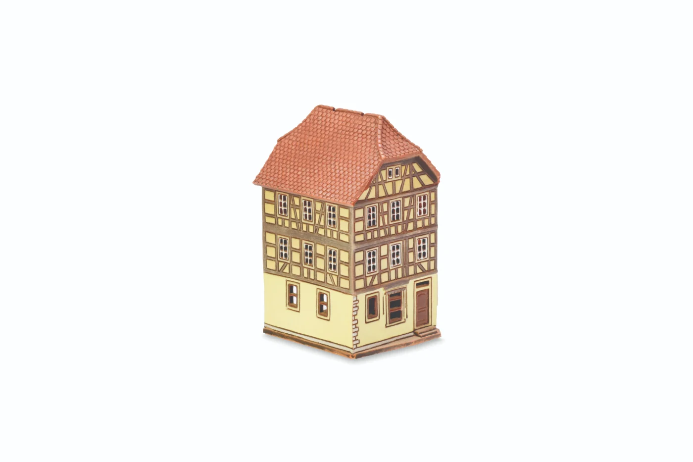 Ceramic miniature of original house in Münnerstadt MOD 0473