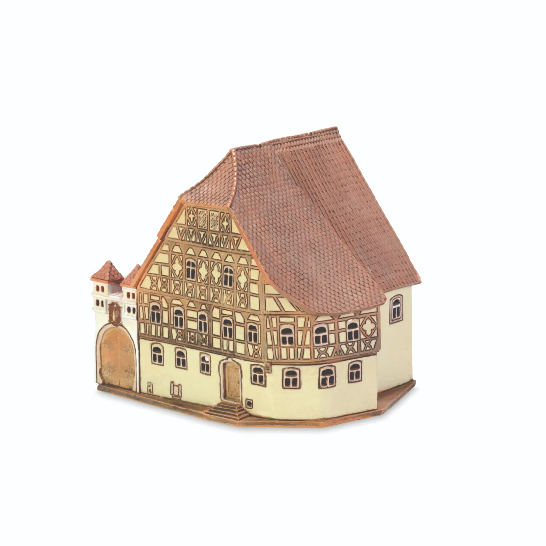 Ceramic miniature of Heimatspielhaus in Münnerstadt MOD 0476