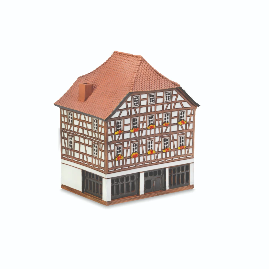 Ceramic miniature of original house in Münnerstadt MOD 0592