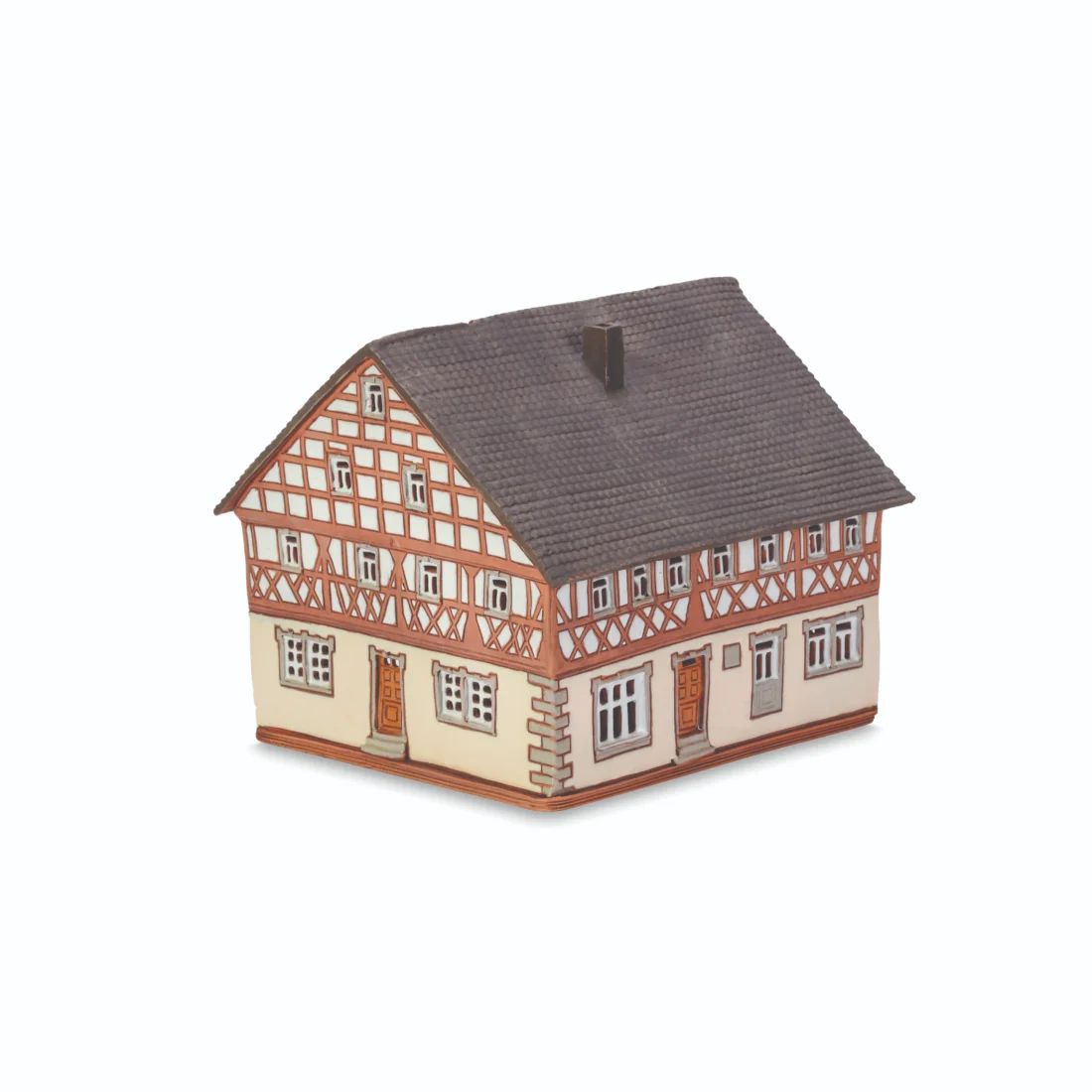 Ceramic miniature of original house in Münnerstadt MOD 0594