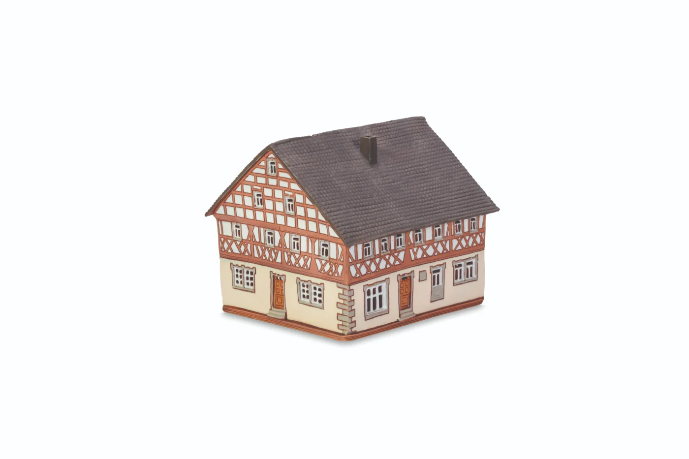 Ceramic miniature of original house in Münnerstadt MOD 0594
