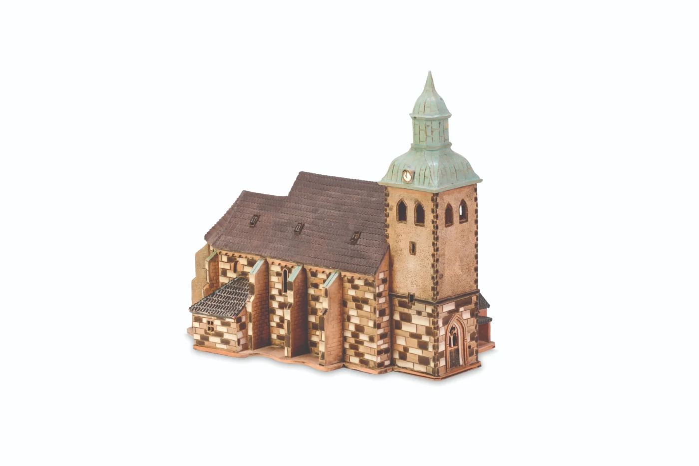 Ceramic miniature of Kirche in Lübeck MOD 084