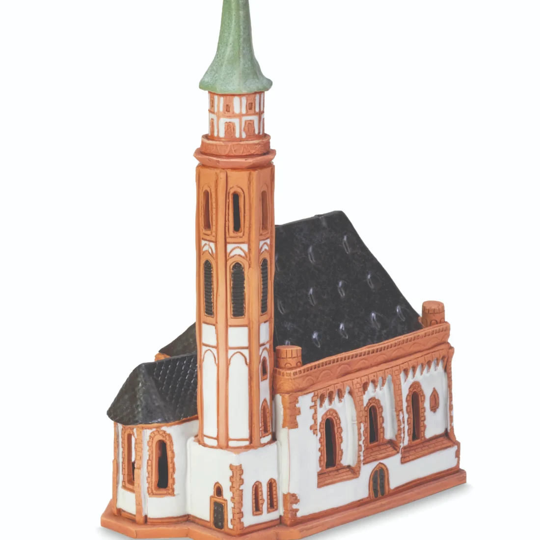 Ceramic miniature of Nikolajkirche in Frankfurt am Main MOD 228 MINI