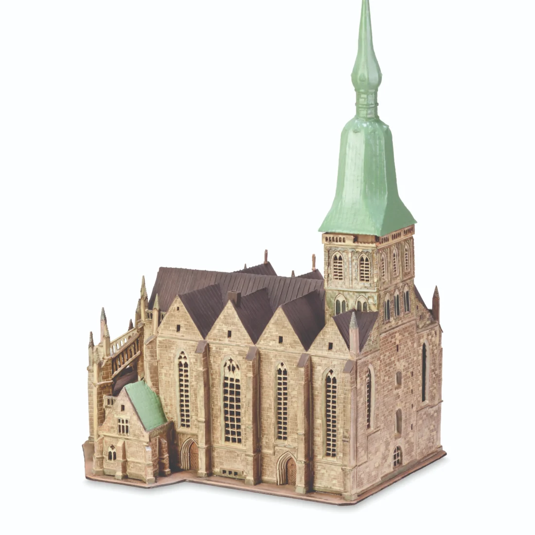 Ceramic miniature of Marienkirche in Osnabrück MOD 347
