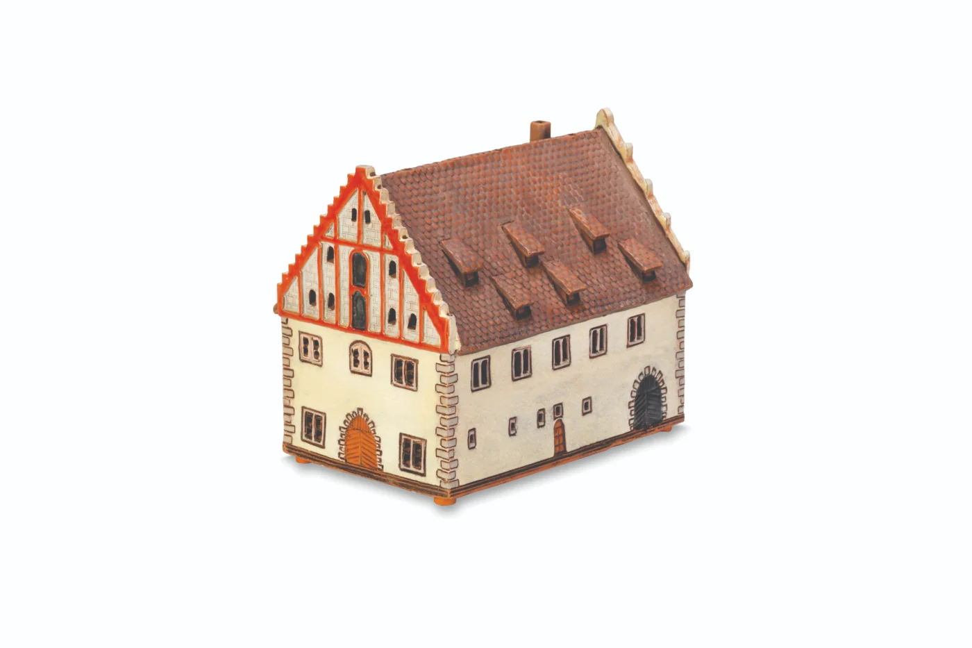 Ceramic miniature of original house in Bald Waldsee MOD 0387