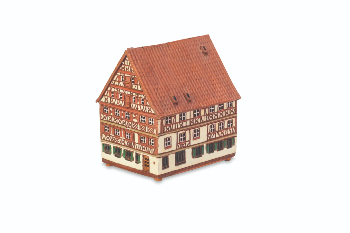 Ceramic miniature of Rathaus building in Bad Waldsee MOD 0388