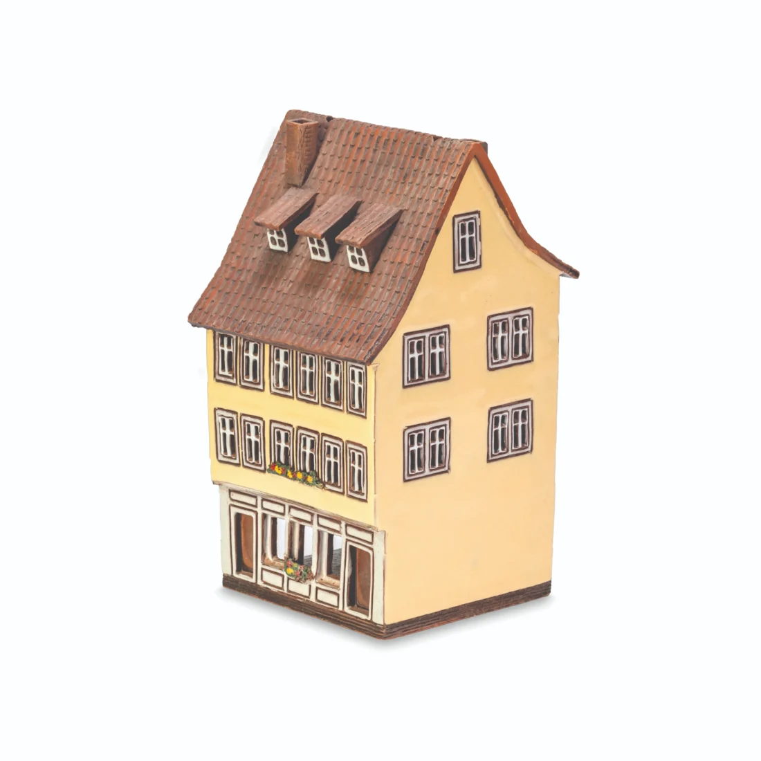 Ceramic miniature of original house in Erfurt MOD 407