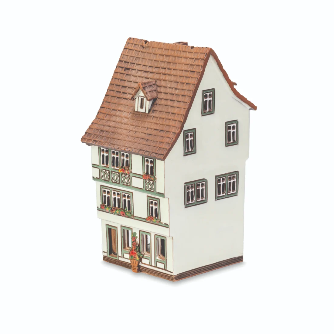 Ceramic miniature of original house in Erfurt MOD 411