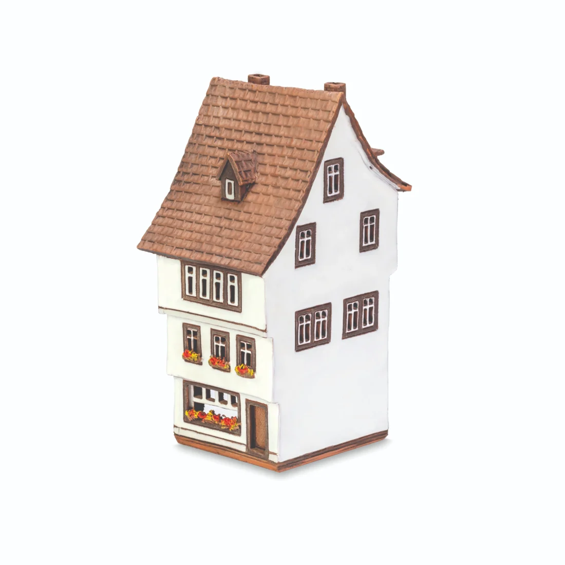 Ceramic miniature of original house in Erfurt MOD 412