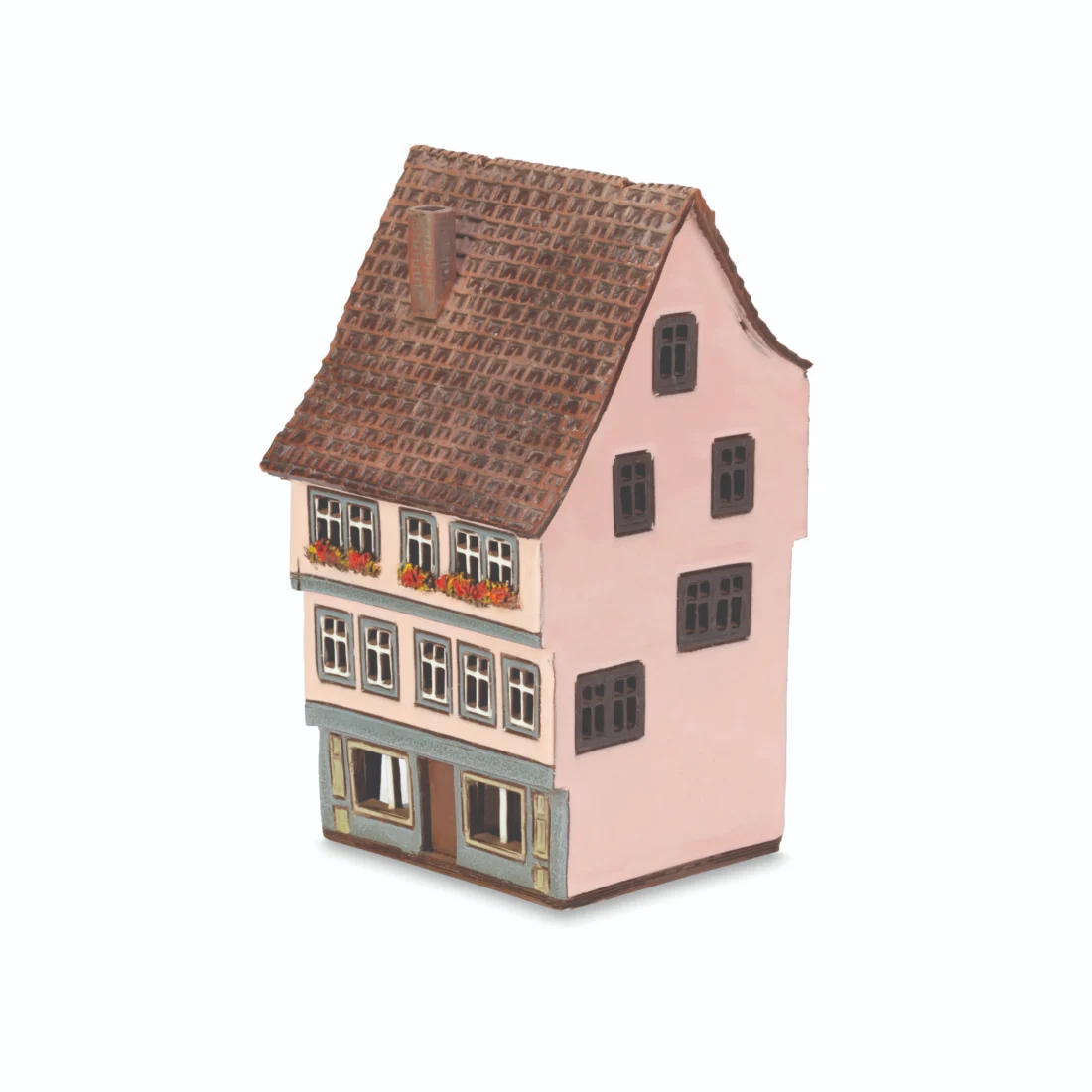 Ceramic miniature of original house in Erfurt MOD 414