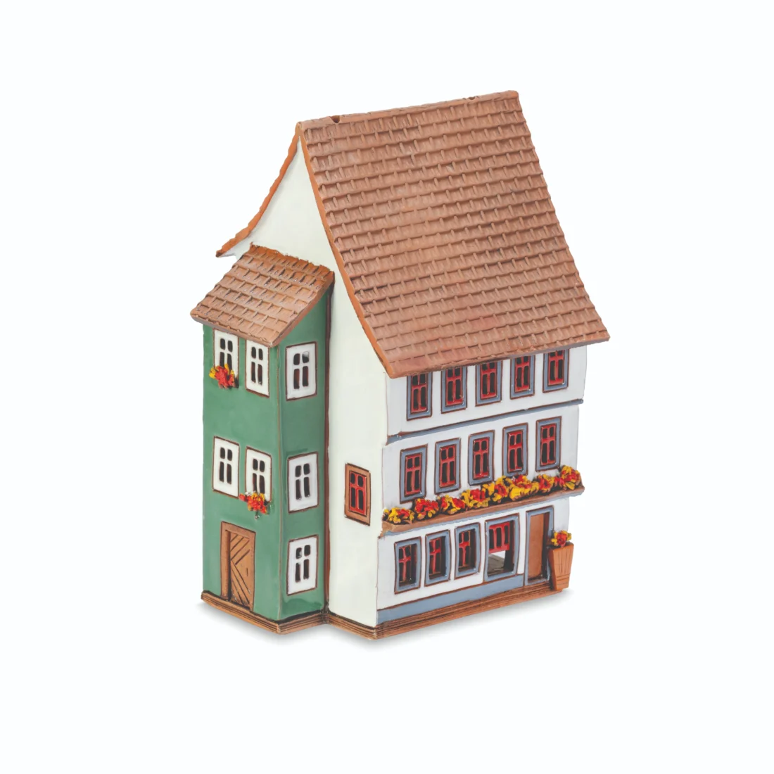 Ceramic miniature of original house in Erfurt MOD 415