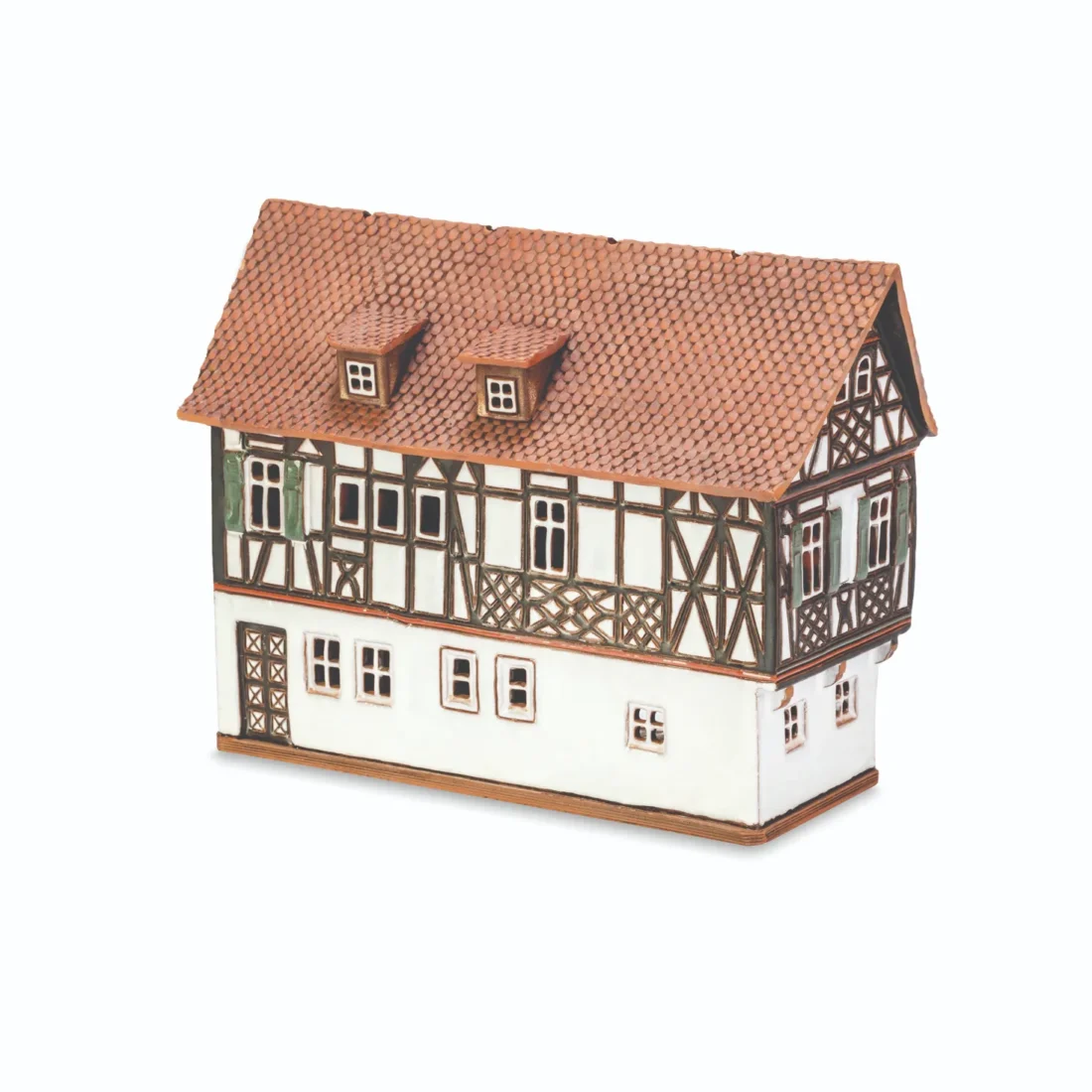 Ceramic miniature of original house in Dreieich MOD 0450