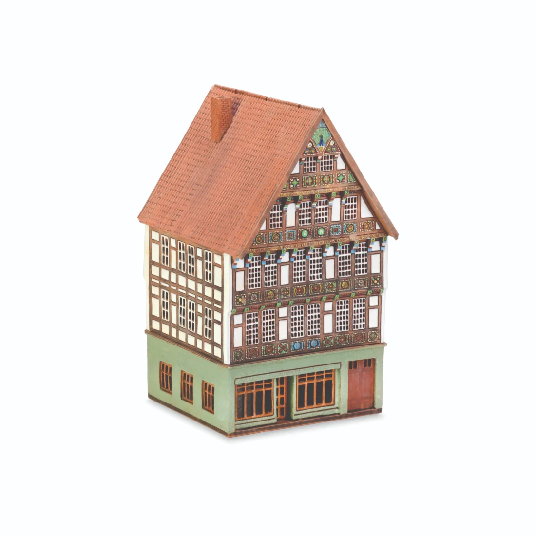 Ceramic miniature of original house in Osnabrück MOD 481