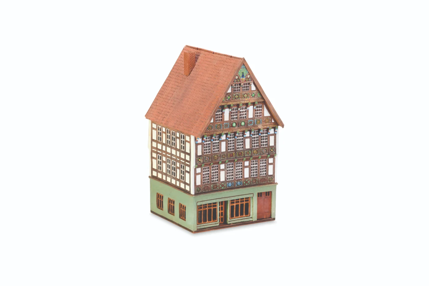 Ceramic miniature of original house in Osnabrück MOD 481