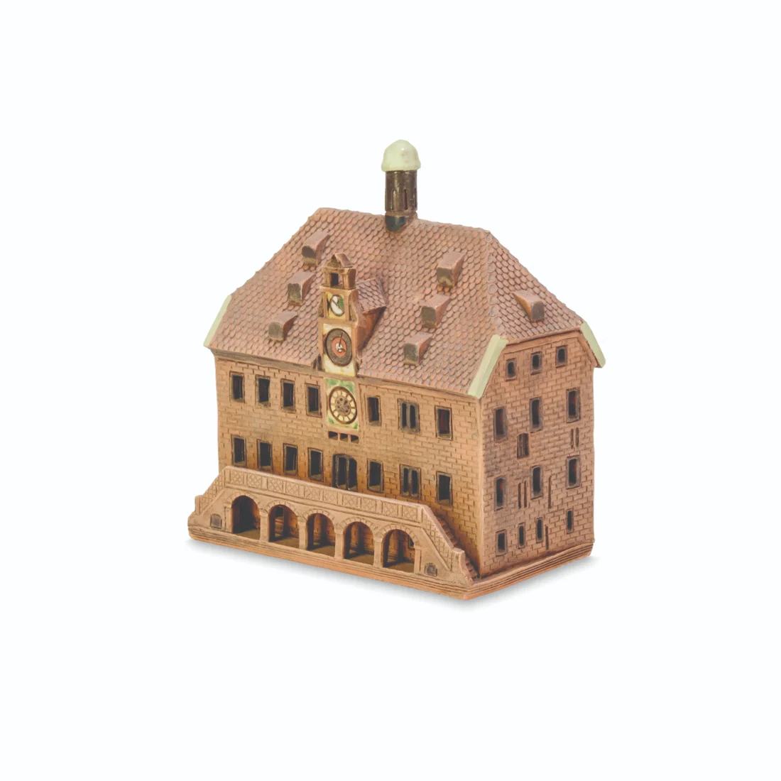Ceramic miniature of Rathaus in Heilbronn Mod 487 mini