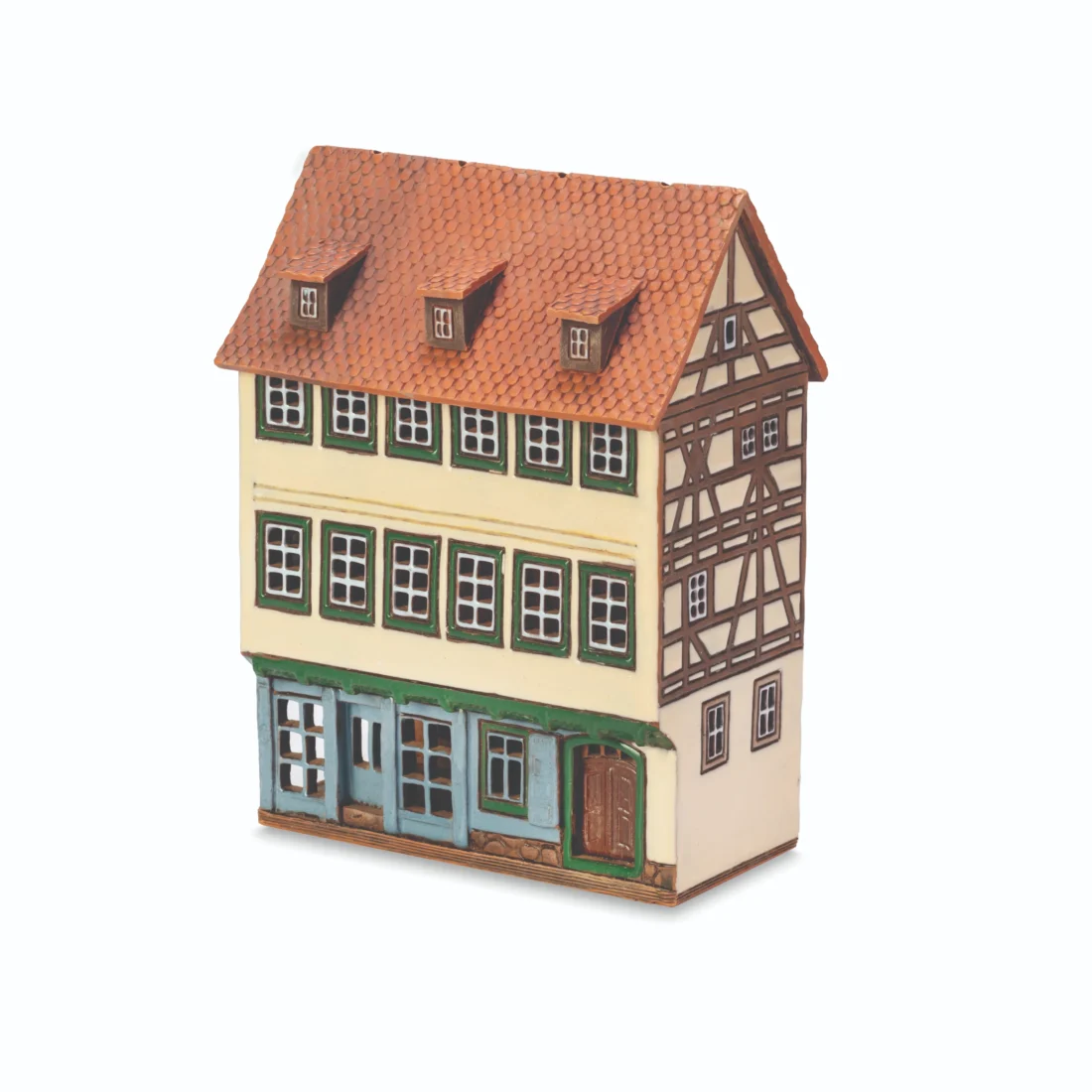 Ceramic miniature of original house in Erfurt MOD 489