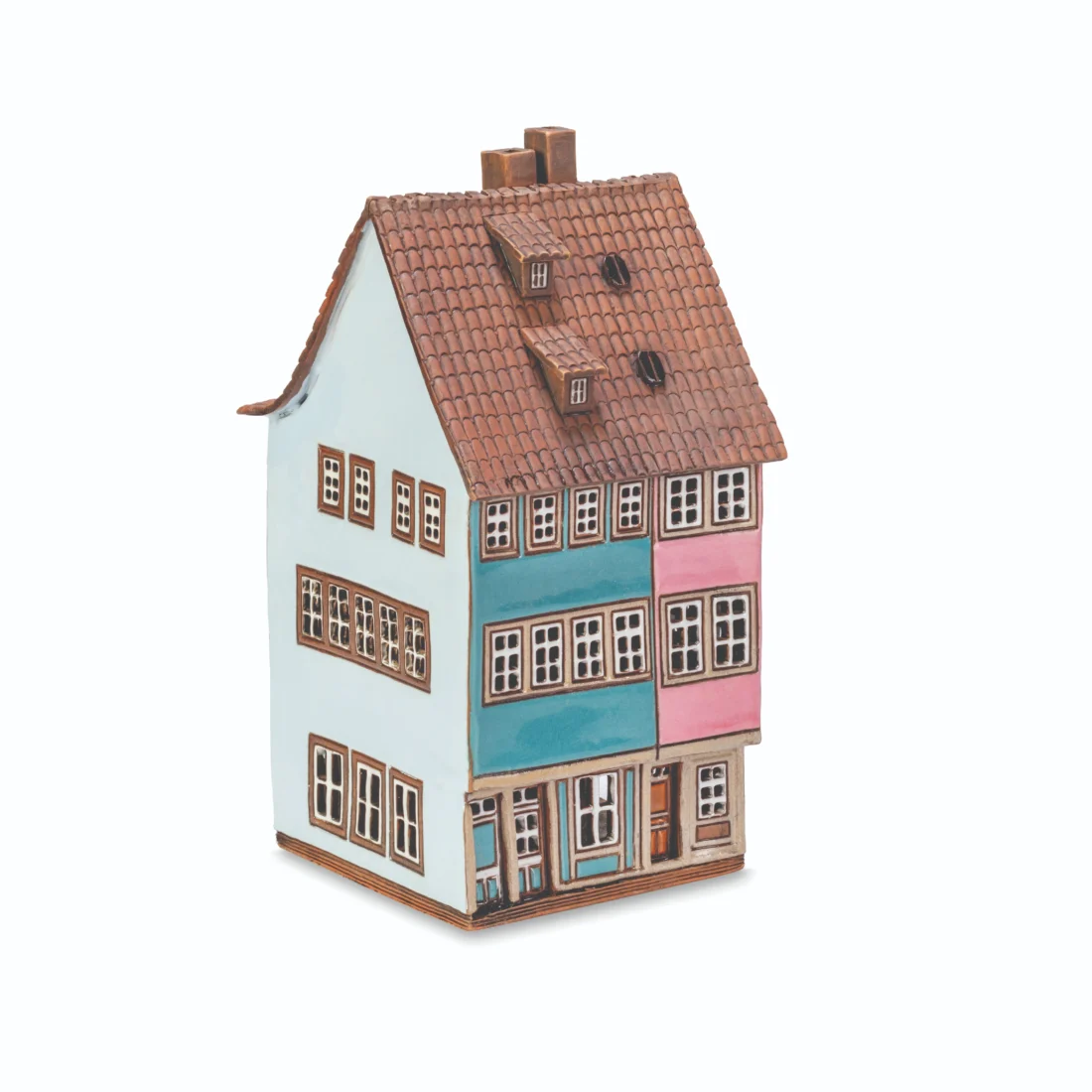 Ceramic miniature of original house in Erfurt MOD 494