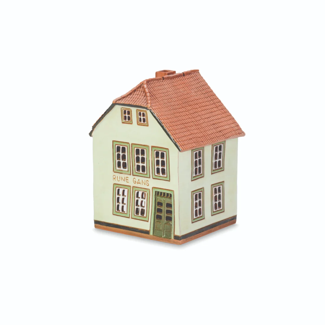 Ceramic miniature of Grüne Gans in Osnabrück MOD 497