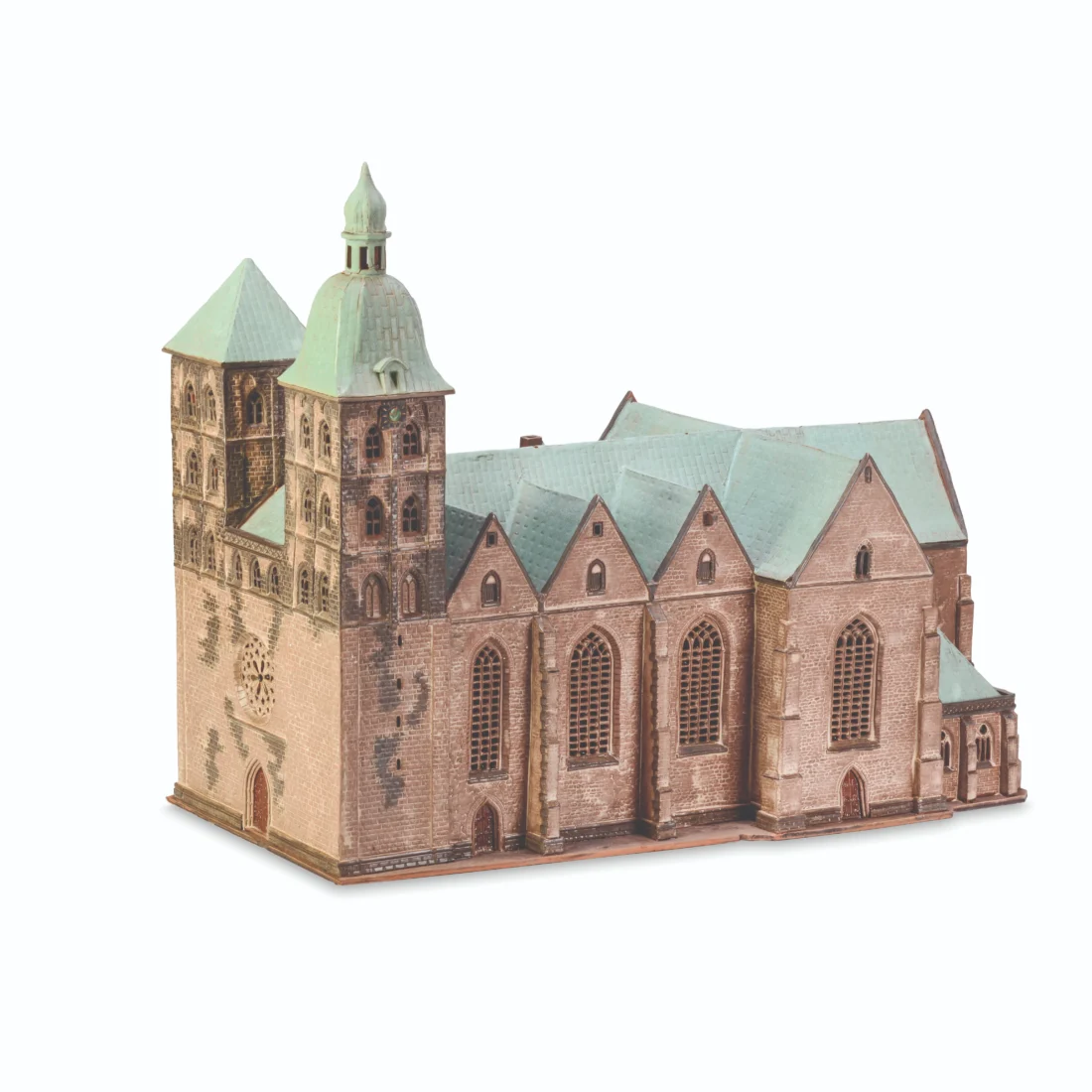Ceramic miniature of Johanniskirche OS in Osnabrück MOD 521
