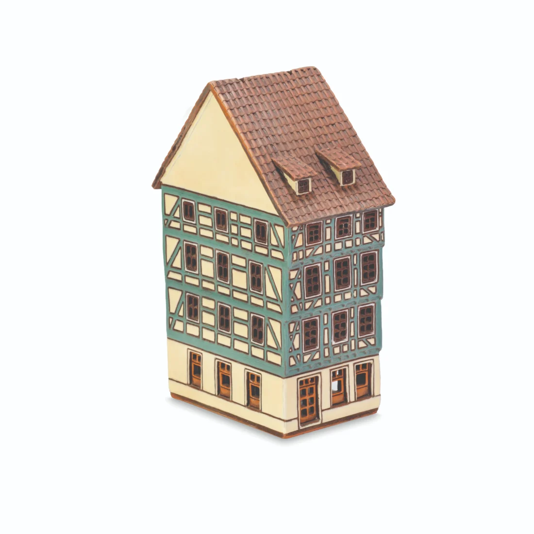 Ceramic miniature of original house in Erfurt MOD 564