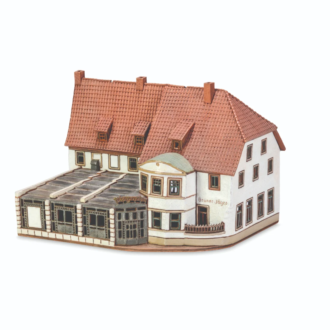 Ceramic miniature of Grüner Jäger in Osnabrück MOD 567
