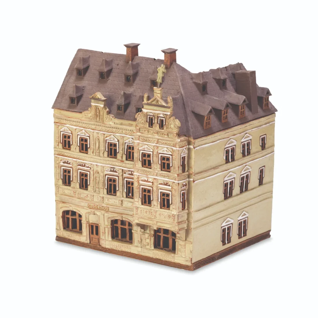 Ceramic miniature of original house in Erfurt MOD 575