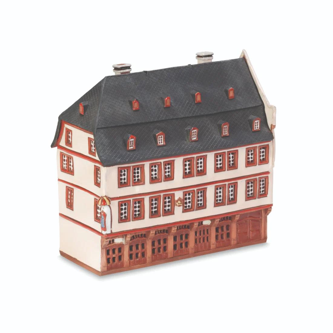 Ceramic miniature of original house in Frankfurt am Main MOD 598
