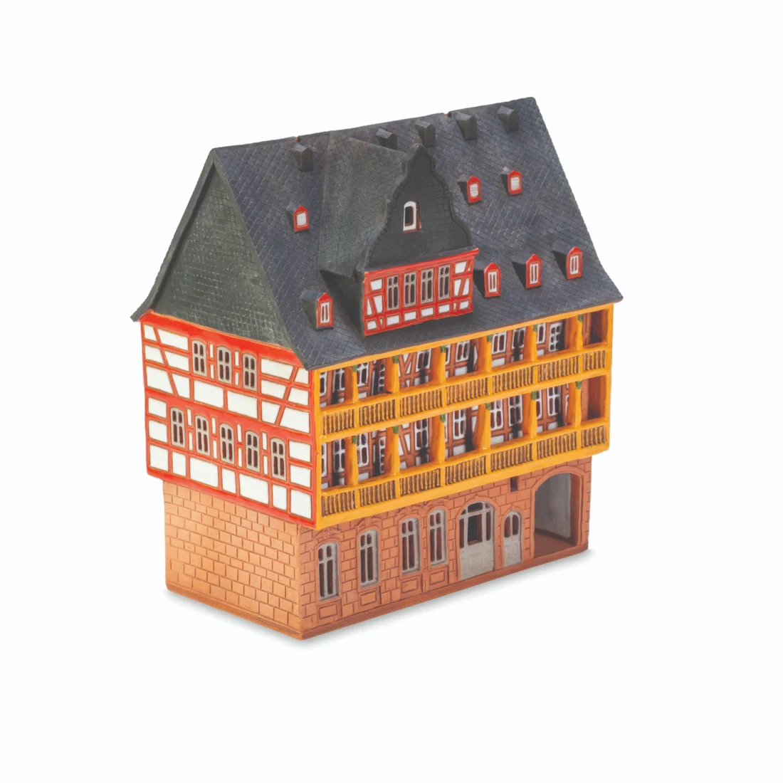 Ceramic miniature of original house in Frankfurt am Main MOD 599